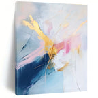 Pastel - Gold Abstract Painting with Delicate Luxury WINK437