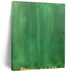 Solid Green with Line Painting of Understated Contrast GAB0145