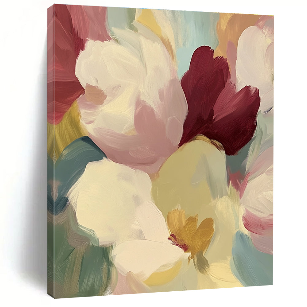 Colorful Petal Abstract - Vibrant Floral Abstract Art GAB0491