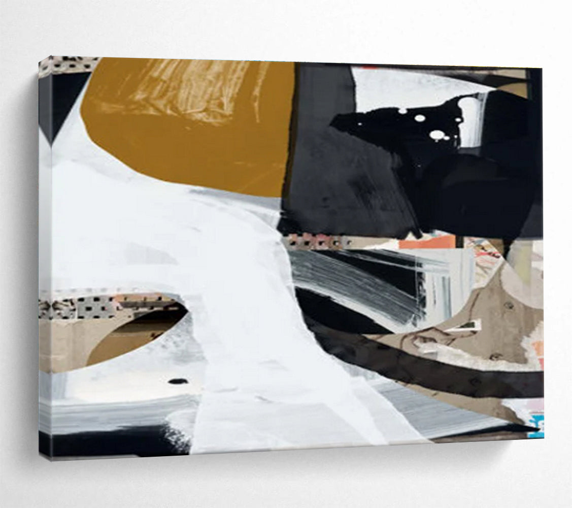 Collage - Style Abstract Painting for Creative Studios YHT127