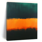Gradient Color Bands Abstract Painting with Vivid Transition WINK156