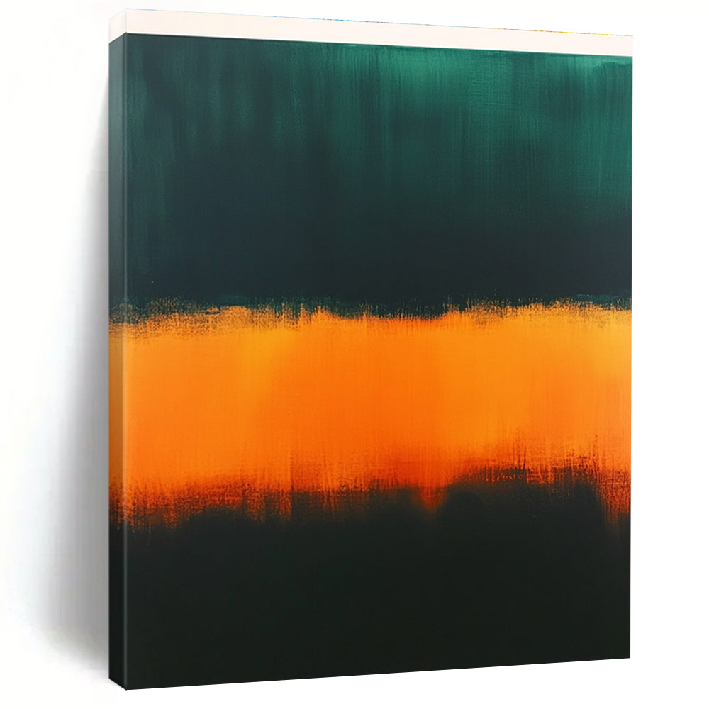 Gradient Color Bands Abstract Painting with Vivid Transition WINK156