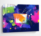 Vibrant Color Block Abstract  Bold and Energetic ABS052