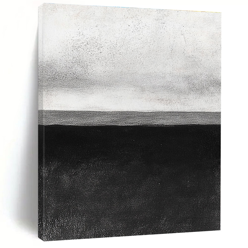 Minimalist Horizon Abstract Painting with Subtle Gradients WINK827