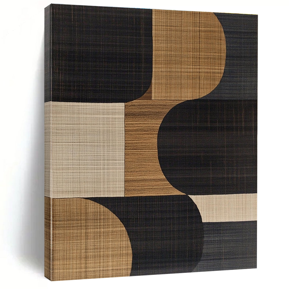 Mixed - Shape Abstract Painting with Neutral Tones WINK841