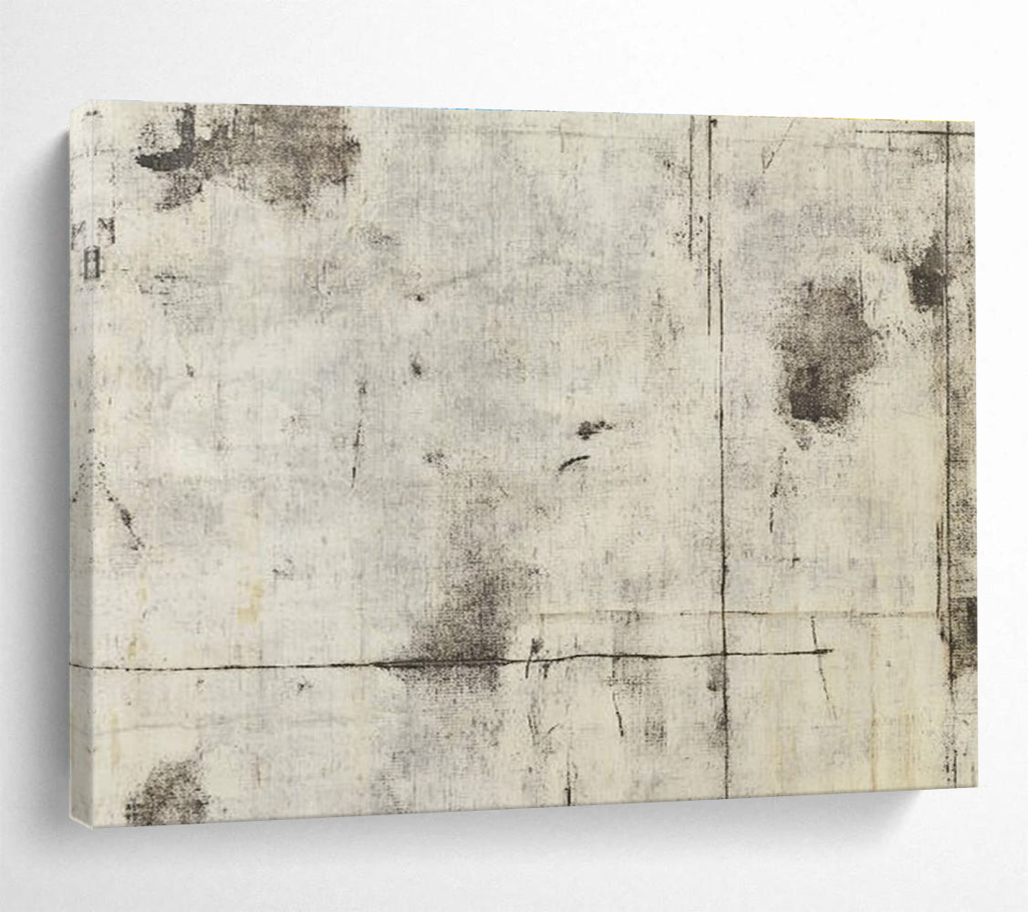 Gray Textured Background Abstract Painting with Industrial Charm ABS612