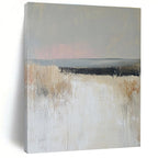 Minimalist Field Abstract - Subtle Landscape Artwork GAB0535