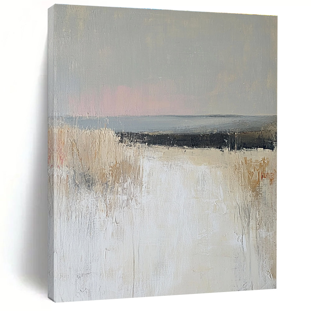 Minimalist Field Abstract - Subtle Landscape Artwork GAB0535