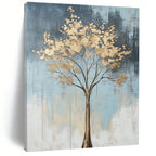 Golden Tree Abstract Painting for Bohemian - Style Living Rooms GAB1255