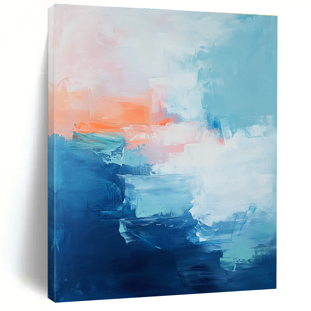 Soft Color Abstract Painting with Dreamy Hues WINK813