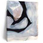 Textured Monochromatic Abstract Shapes for Modern Galleries HENG228