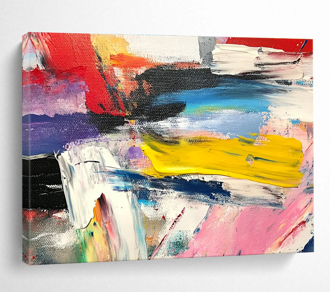 Bold Color Abstract - Chaos and Harmony ABS029