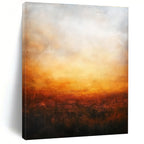 Warm Horizon Abstract Painting for Cozy - Styled Lounges GAB1064
