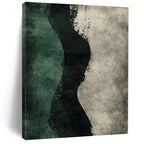 Silhouette on Textured Background Abstract Painting with Mysterious Allure WINK150