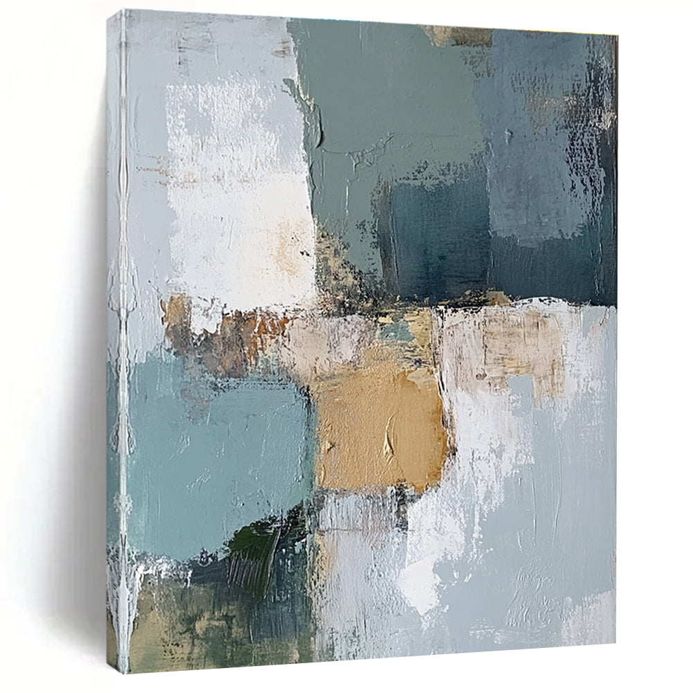 Muted Tones Abstract Painting with Subtle Sophistication WINK753