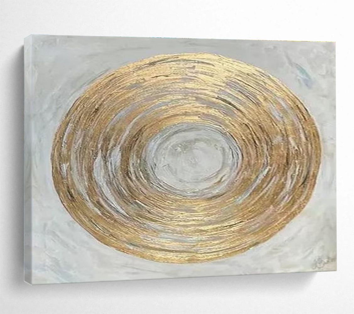 Golden Spiral Abstract Painting for Artistic Focal Points YHT108