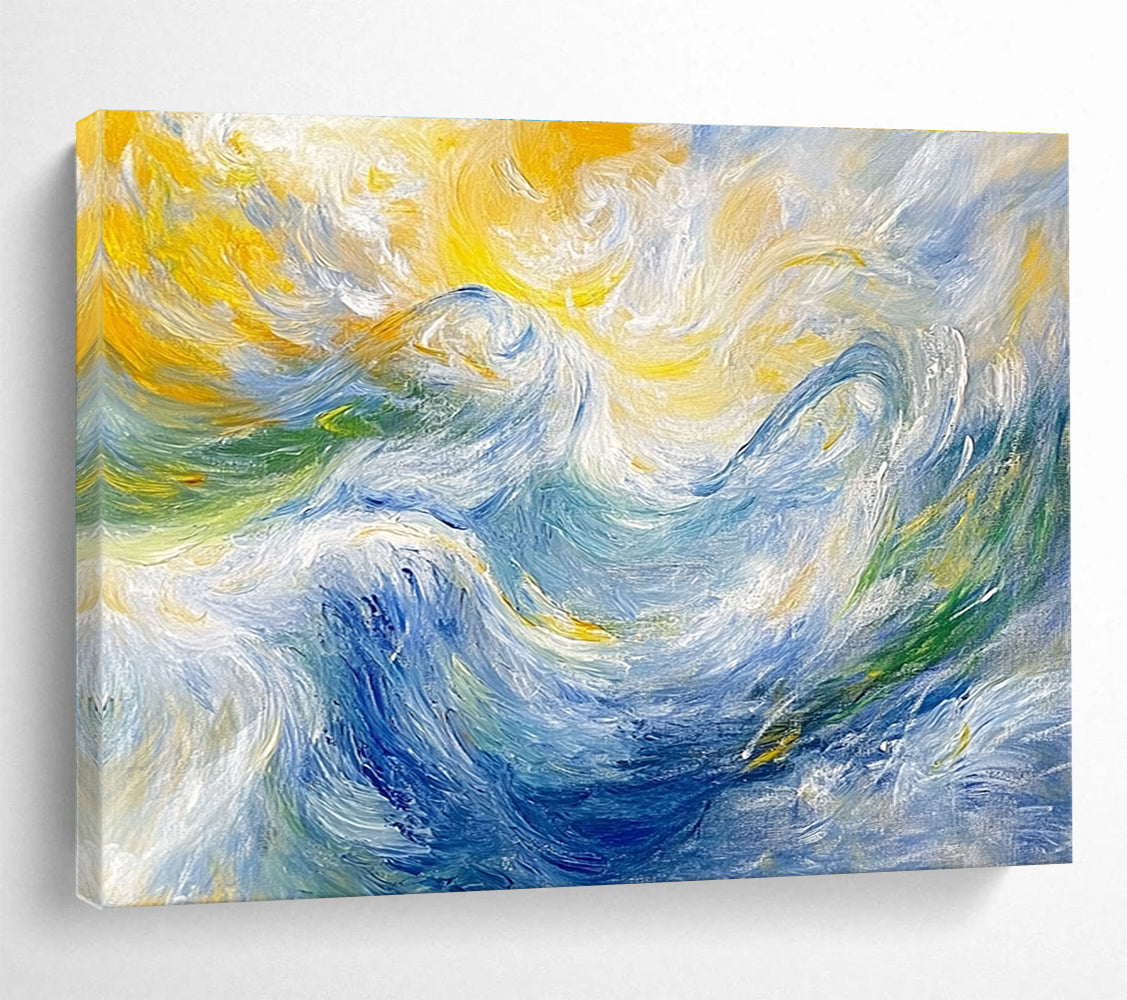 Swirling Wave Abstract - a Dance of Colors and Motion ABS006