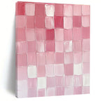 Pink - Grid Abstract Painting with Soft Gradients WINK865