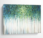Forest Canopy Abstract Painting for Wellness Centers YHT206