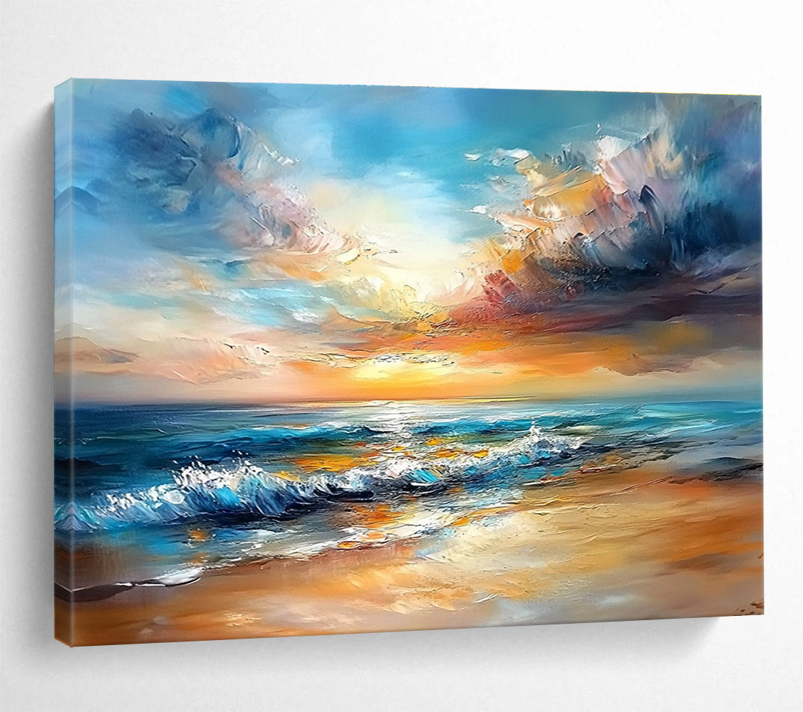 Colorful Clouds and Waves - a Symphony of Sky and Sea ABS009