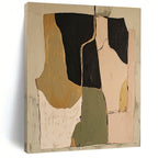 Gold - Accented Abstract Painting for Luxury - Styled Home Offices GAB0969