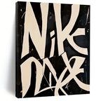 Nike - Inspired Graffiti Bold Brand - Themed Abstract Painting GAB0290