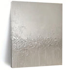 Textured Grey Abstract - Tactile Minimalist Art GAB0412