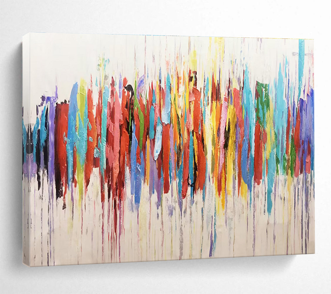 Color Drip Abstract Painting for Contemporary Art Galleries YHT211