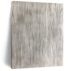 Grey Wavy Lines Minimalist Abstract Painting for Calm Spaces GAB1471