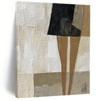 Abstract Figure Collage Abstract Painting for Bohemian - Style Dressing Rooms GAB1367