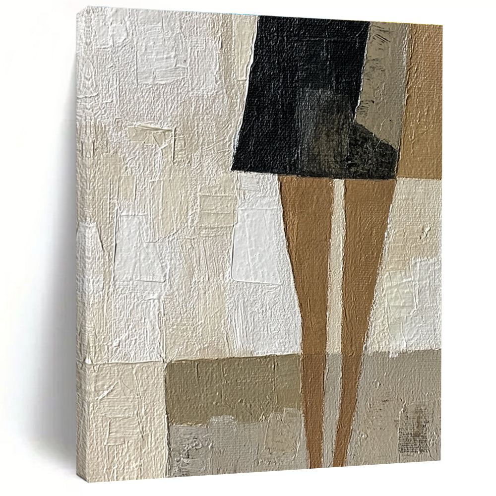 Abstract Figure Collage Abstract Painting for Bohemian - Style Dressing Rooms GAB1367
