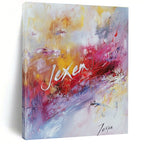 Colorful Abstract with Signature Painting for Personalized Home Studios GAB1229