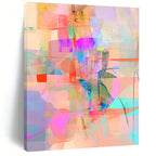 Colorful Collage Abstract Painting for Creative Studios GAB1028