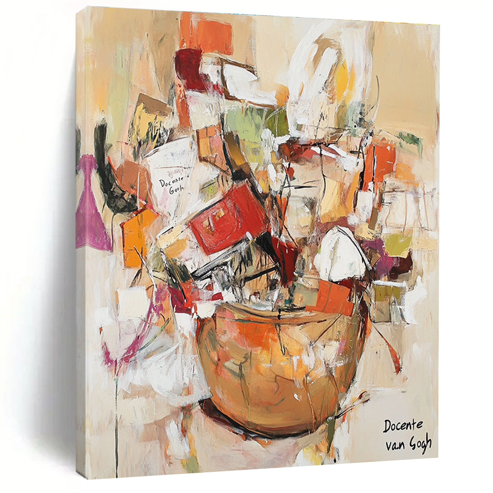 Abstract Still Life Painting for Eclectic Dining Areas GAB1112