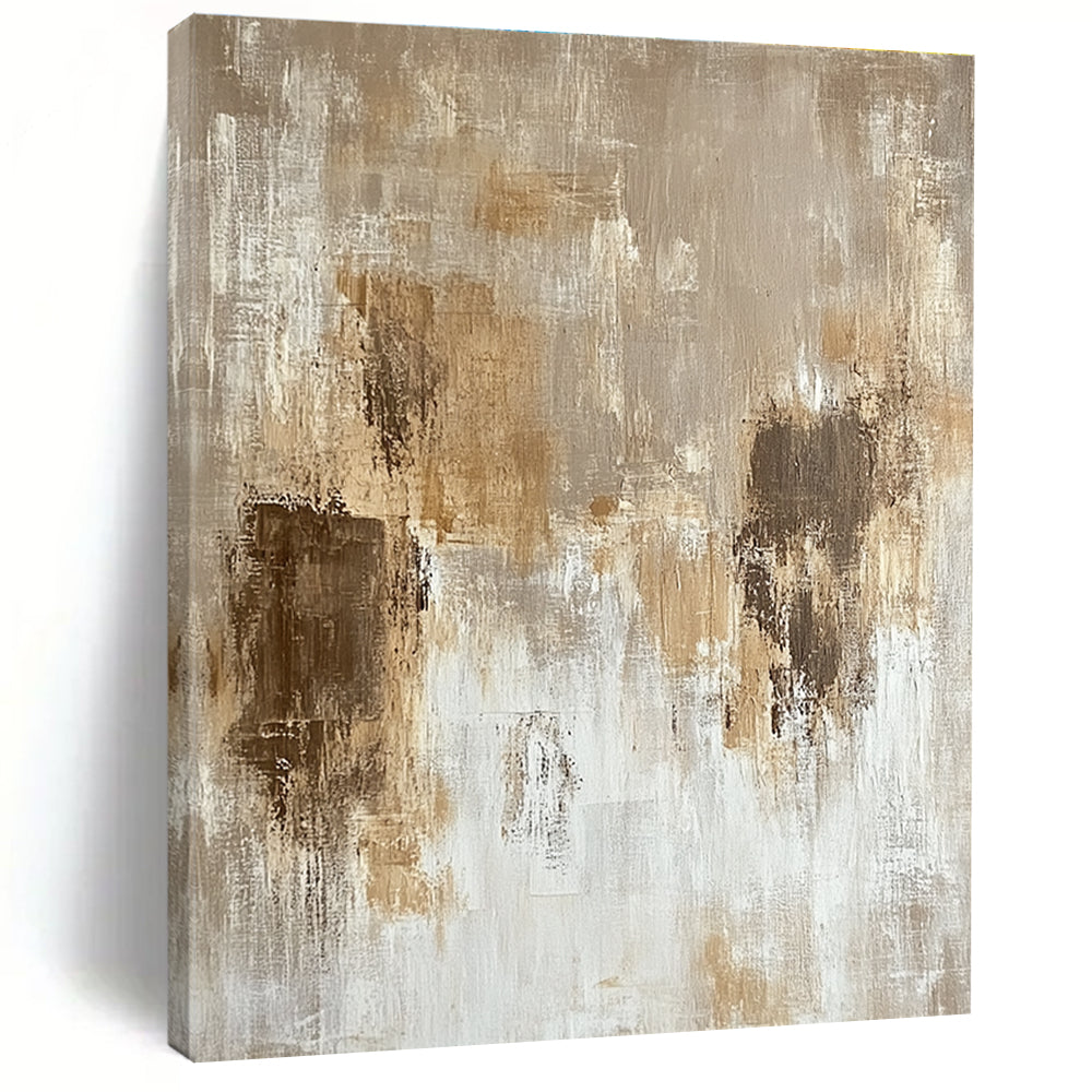 Neutral Tones Abstract Painting with Timeless Elegance WINK769