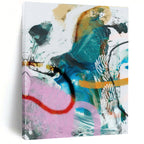 Vibrant Colorful Abstract Collage for Creative Hubs HENG229
