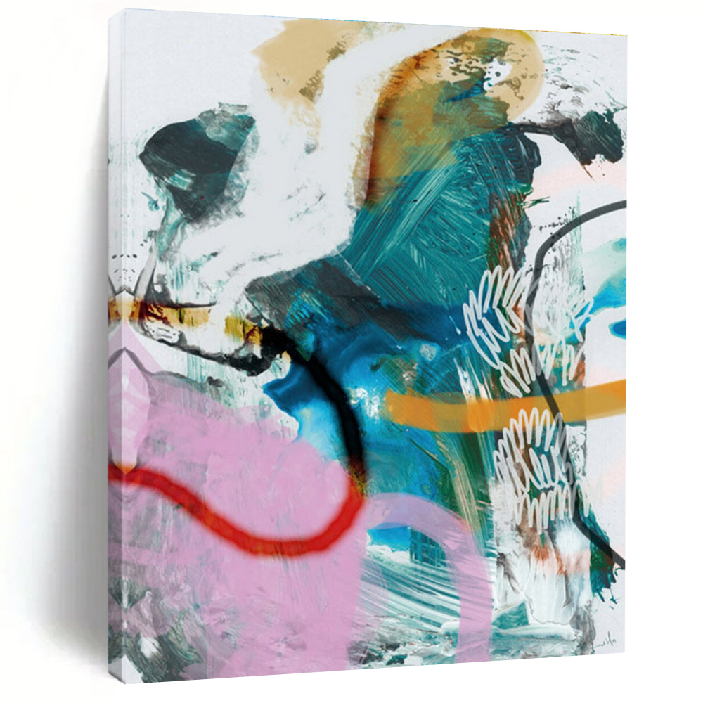 Vibrant Colorful Abstract Collage for Creative Hubs HENG229