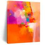 Colorful Abstract Burst Painting with Vibrant Energy WINK533