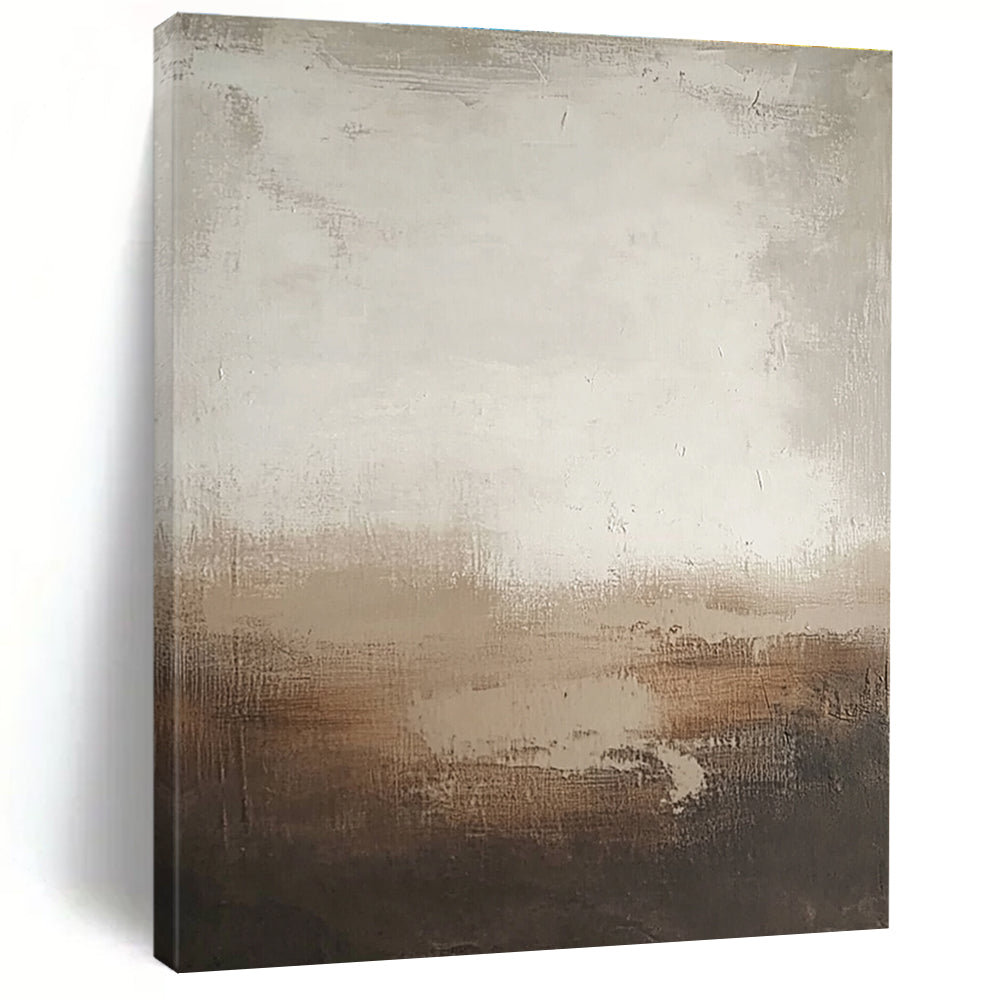 Subtle Tonal Gradient Abstract Painting with Calm Nuance WINK250