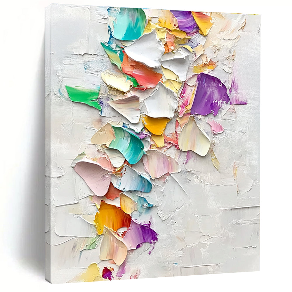 Colorful Fragment Abstract Painting with Whimsical Creativity WINK484