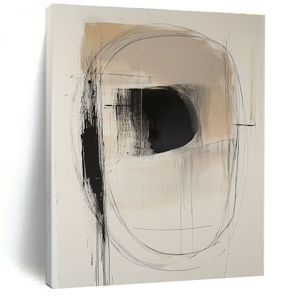Abstract Face Sketch Painting for Artistic Studios GAB1134