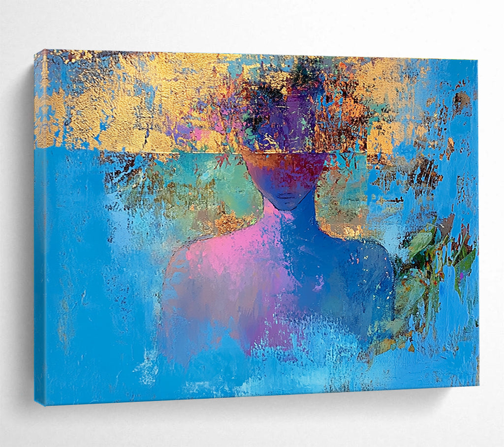 Colorful Abstract Figure - A Blend of Identity and Color ABS021