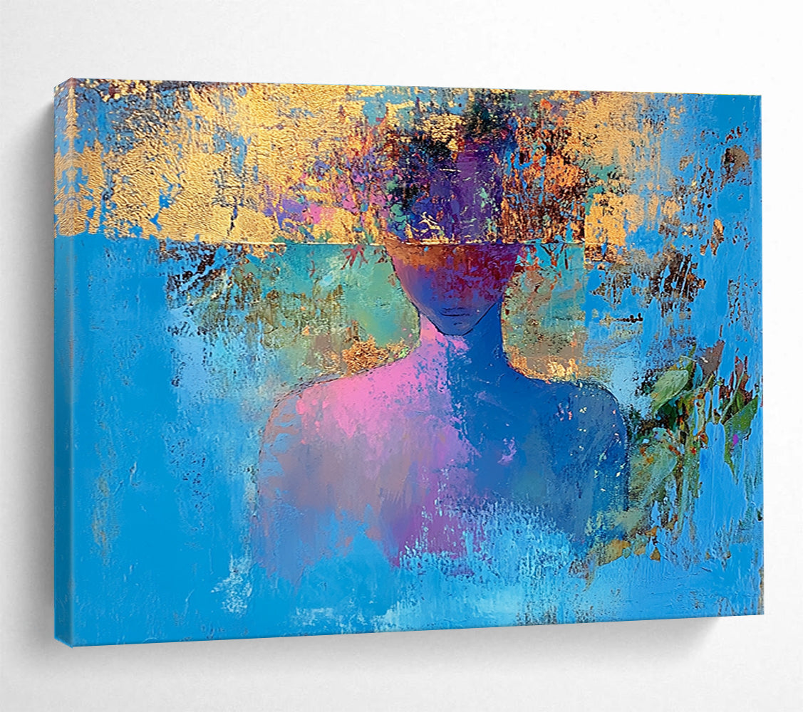 Colorful Abstract Figure - A Blend of Identity and Color ABS021