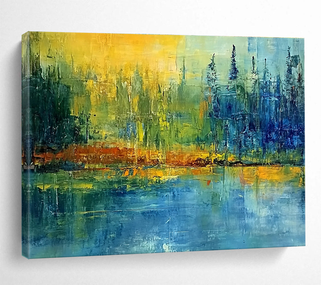 Colorful Landscape Abstract  Dreamy Nature ABS110