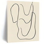 Minimal Line Art - Abstract Figure Drawing GAB0553