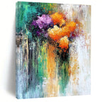 Impressionistic Colorful Flowers Abstract Painting for Cheerful Spaces GAB0688