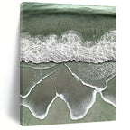 Coastal Wave Abstract Painting for Beach - Themed Living Rooms GAB1020