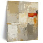 Neutral Tones Abstract Painting for Minimalist - Styled Living Rooms GAB1091