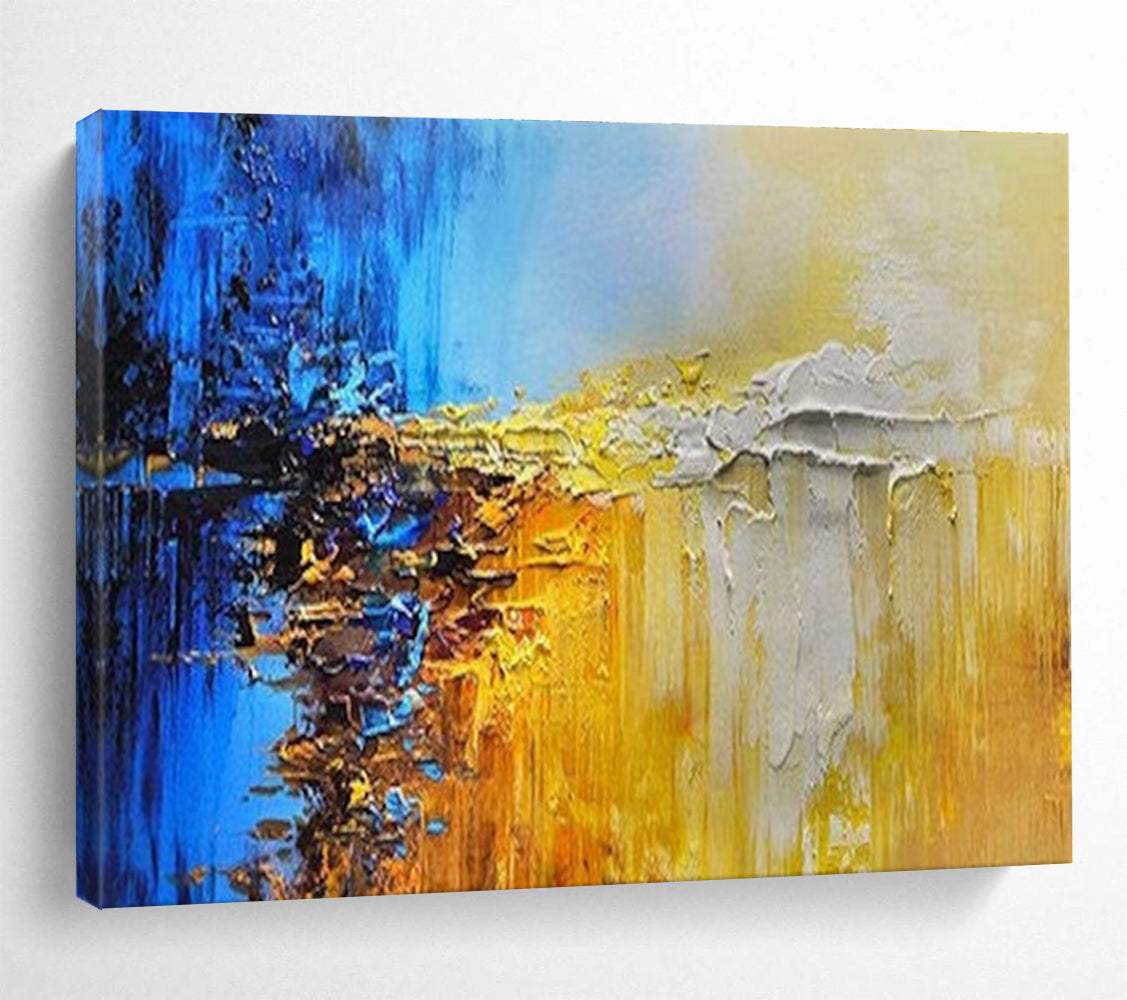 Color Fusion Abstract Painting for Artistic Studios YHT179