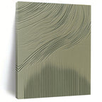 Textured Wave Patterns Abstract Painting of Tactile Rhythms GAB0131